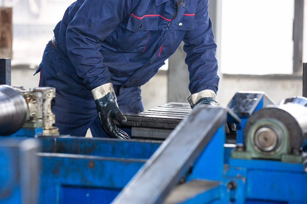 Stainless steel fabrication process in Dubai with advanced laser cutting technology for industrial and construction applications